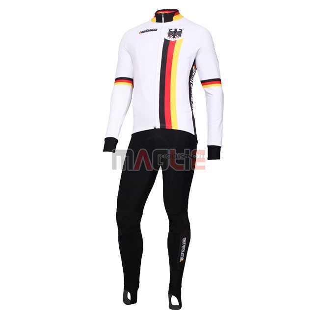 Maglia Belgio Manica Lunga 2018 Bianco